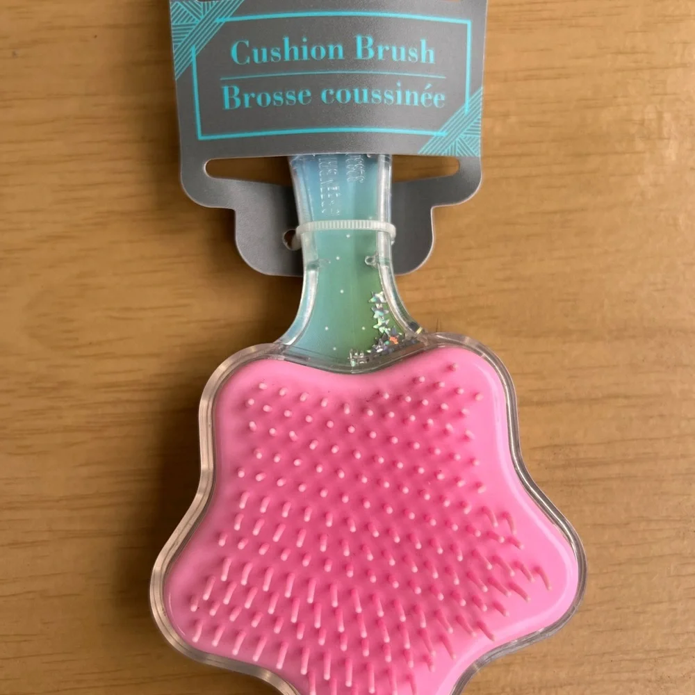 Girls Unicorn Hair Brush | Detangling Air Cushion Comb, With Sparkling Confeti